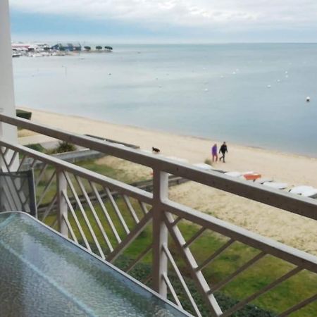 T2 1Ere Ligne Loggia Vue Mer 180 ° Parking Arcachon Exterior foto