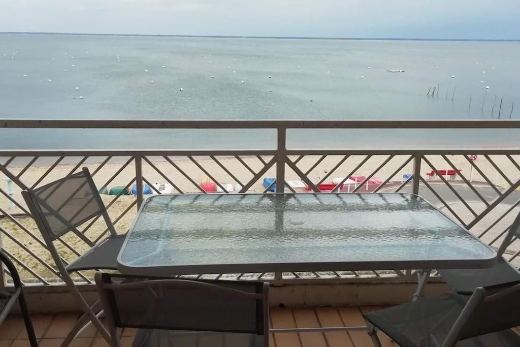 T2 1Ere Ligne Loggia Vue Mer 180 ° Parking Arcachon Exterior foto