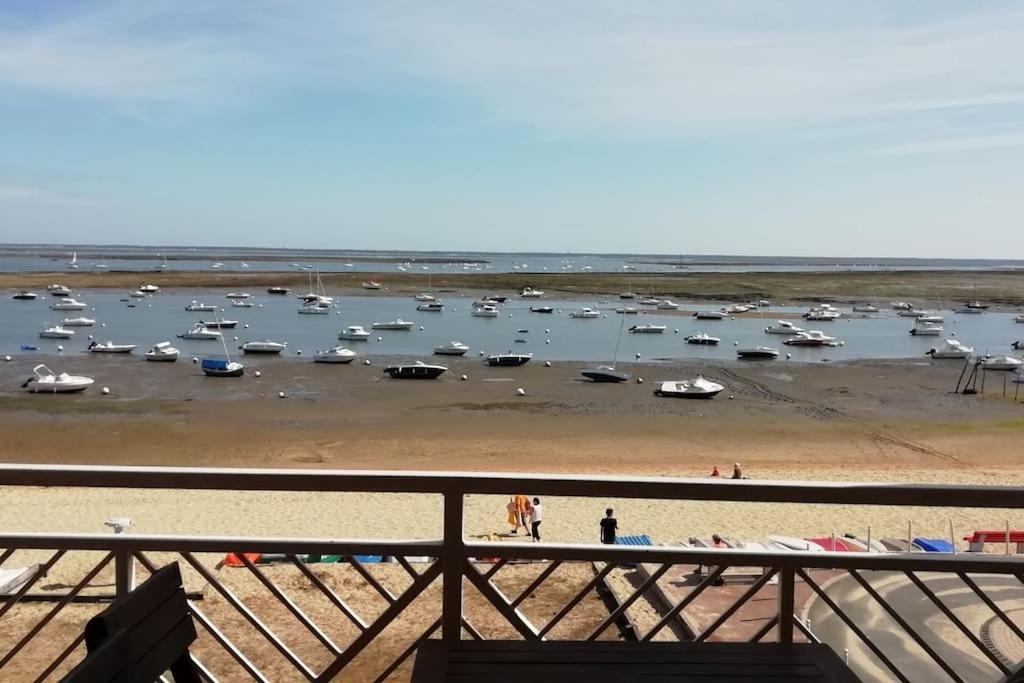 T2 1Ere Ligne Loggia Vue Mer 180 ° Parking Arcachon Exterior foto